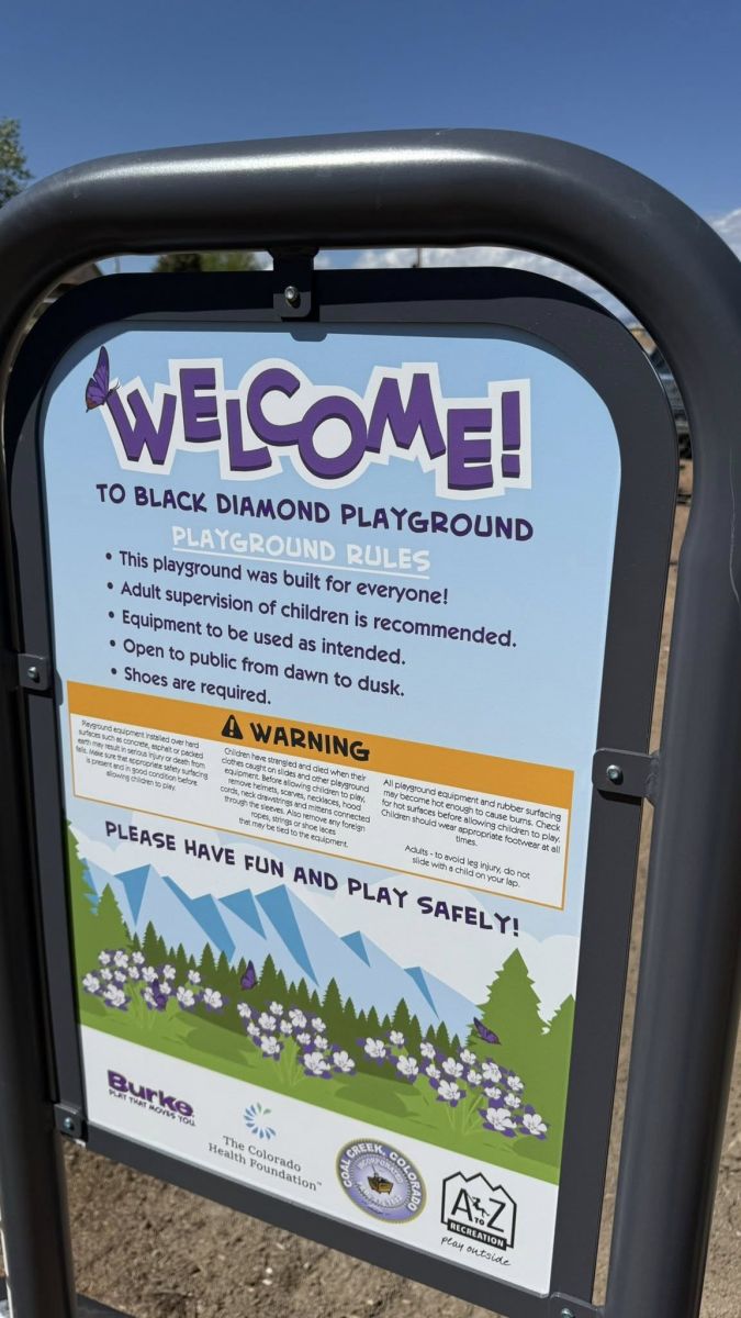 Playground Sign with Rules